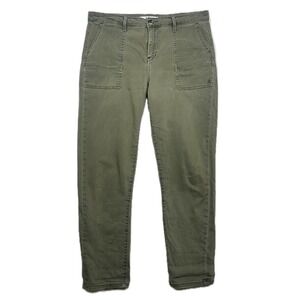 Sam Edelman The Cargo Ankle Olive Green Utility Pants Women Size 29